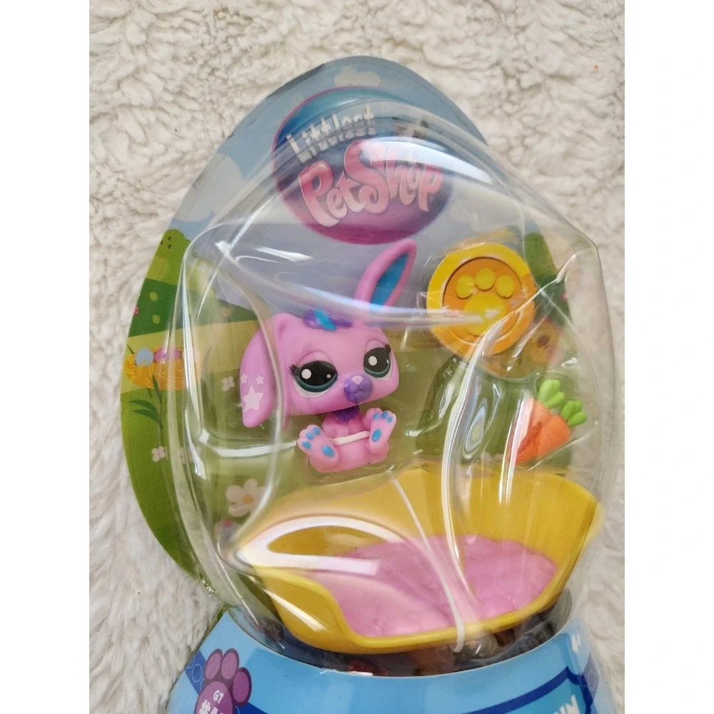 Littlest Pet Shop Springtime Fun G7 # 49 Easter Bunny w Virtual code